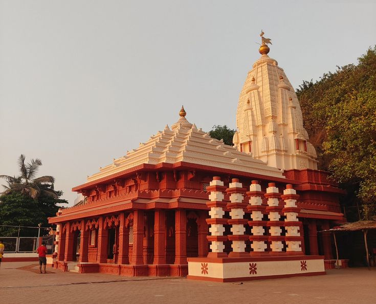 Scenic view of Ganpatipule Temple, a heritage or nature destination in Kokan