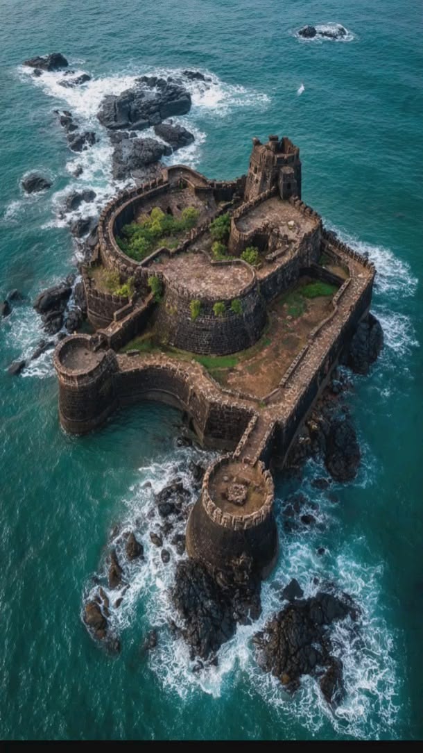 Scenic view of Sindhudurg Sea Fort, a heritage or nature destination in Kokan