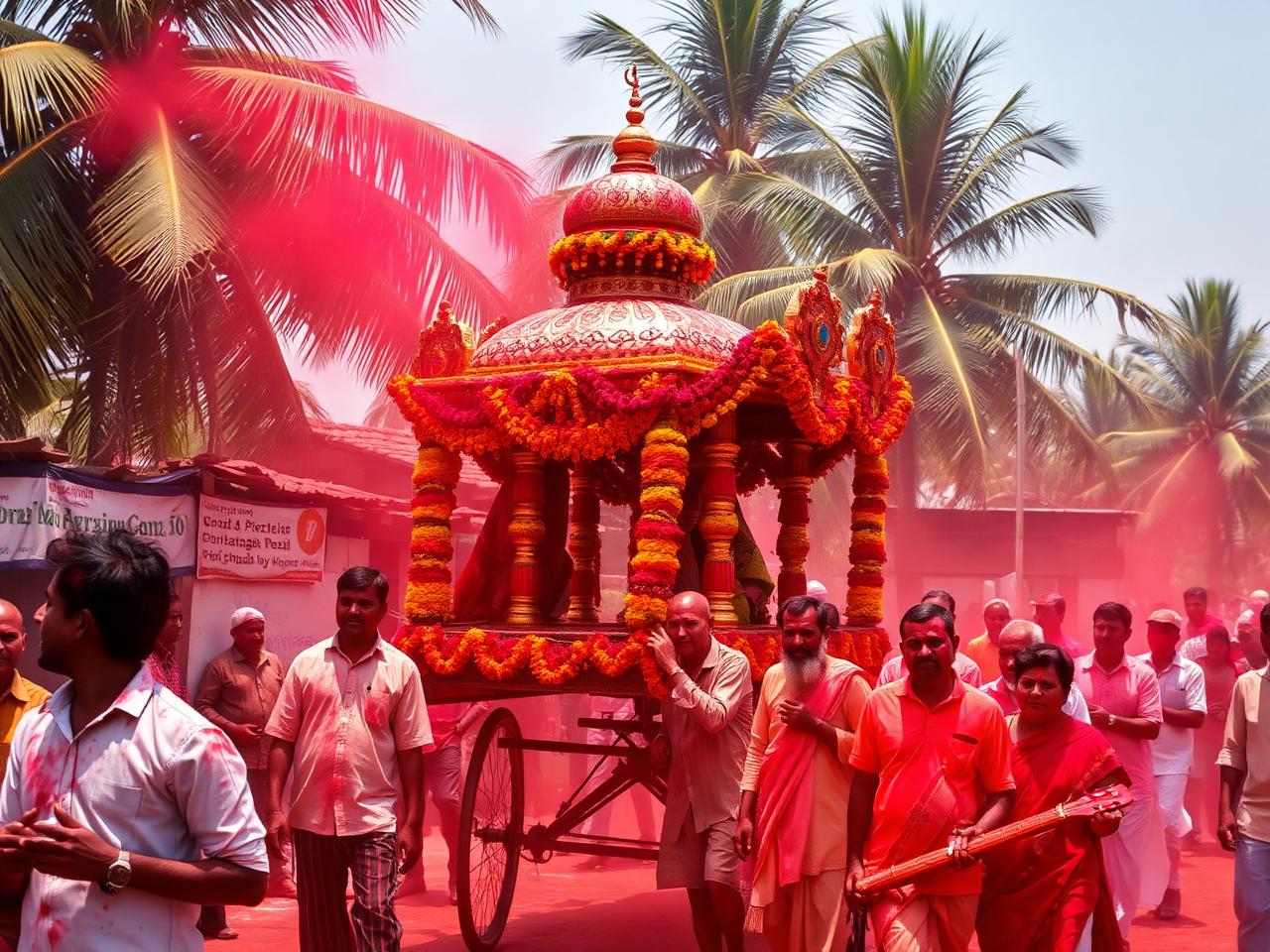 Shimga palkhi processions