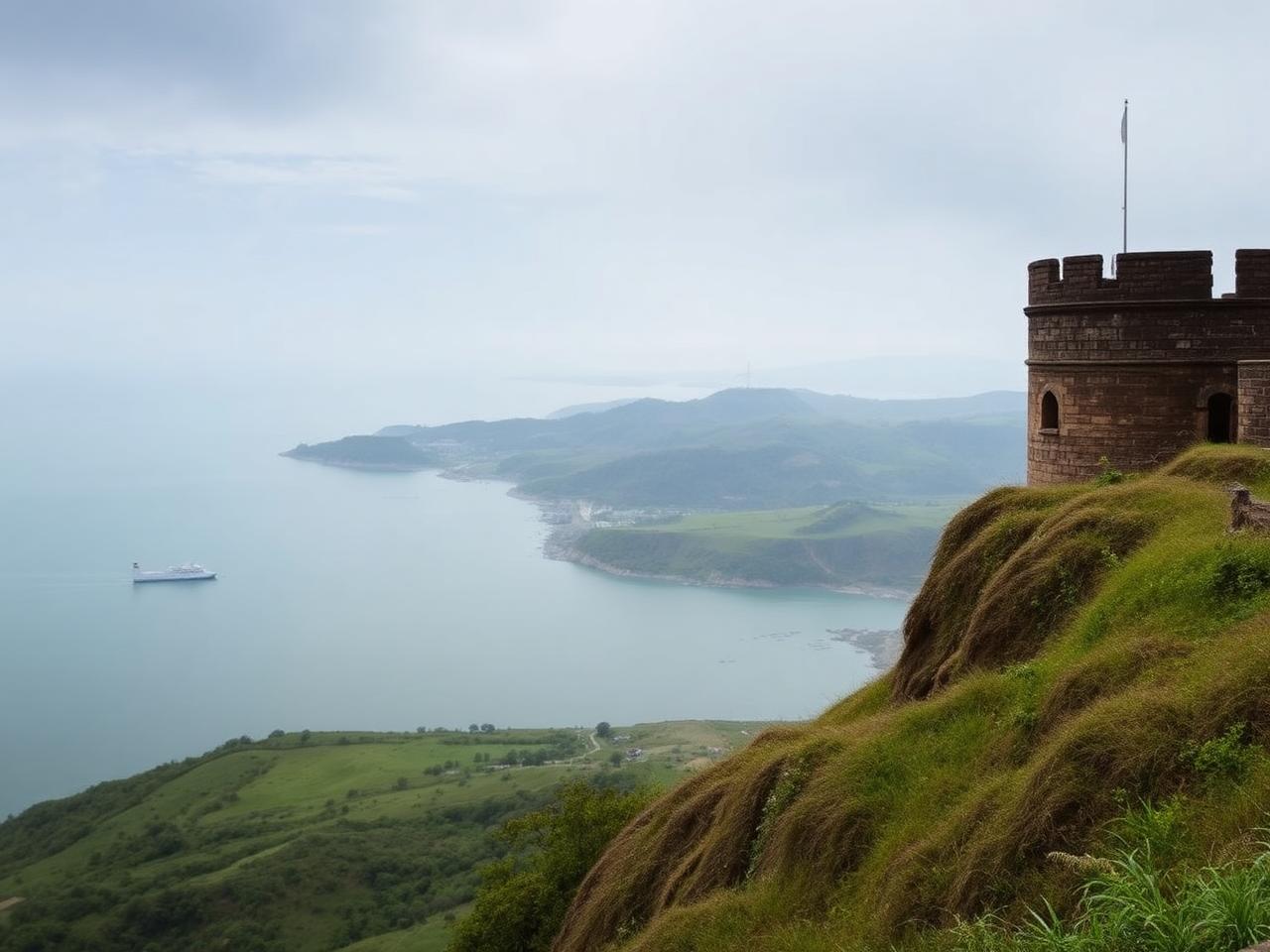 Jaigad fort in the Kokan