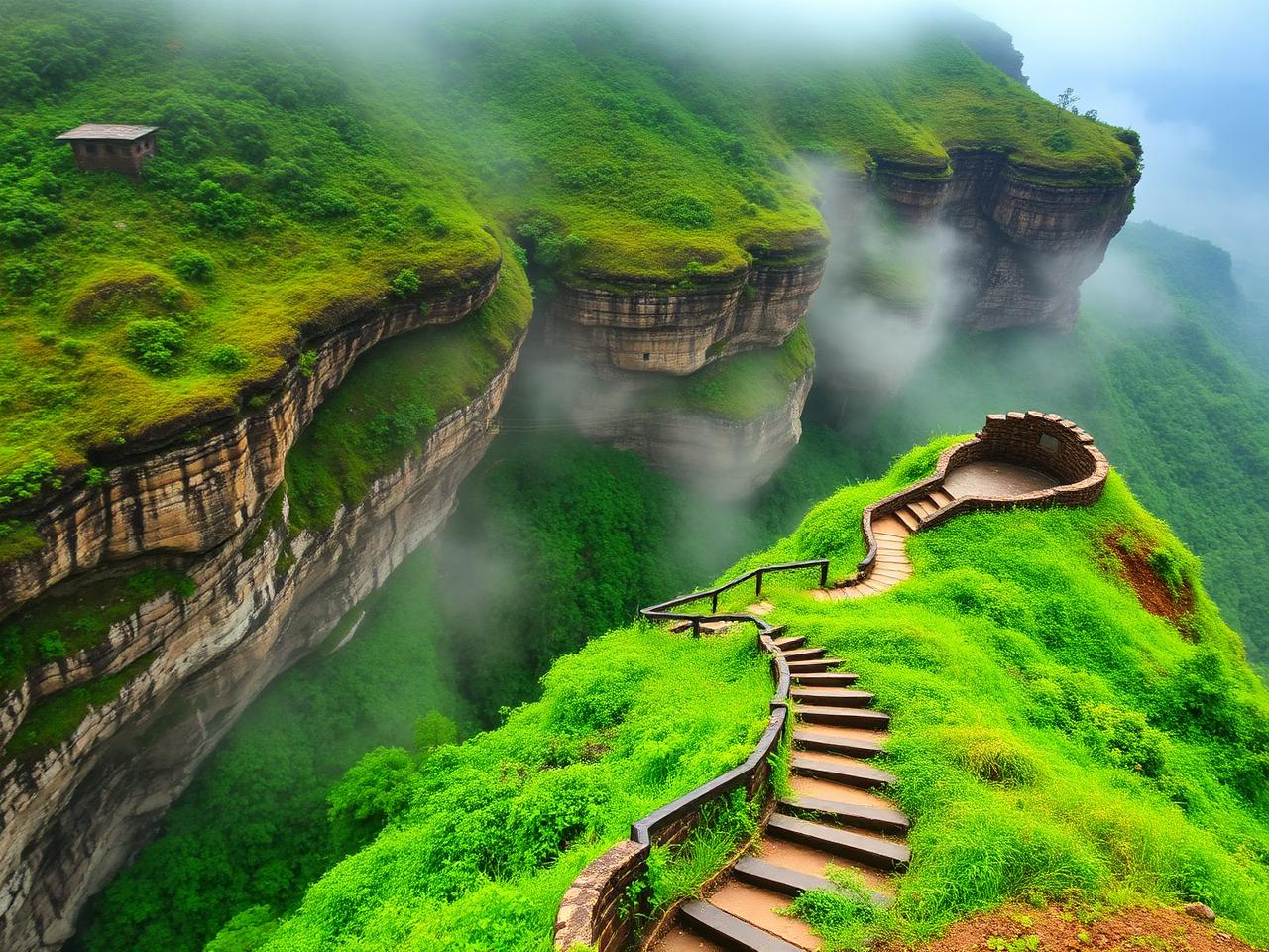 Raigad fort in the Kokan