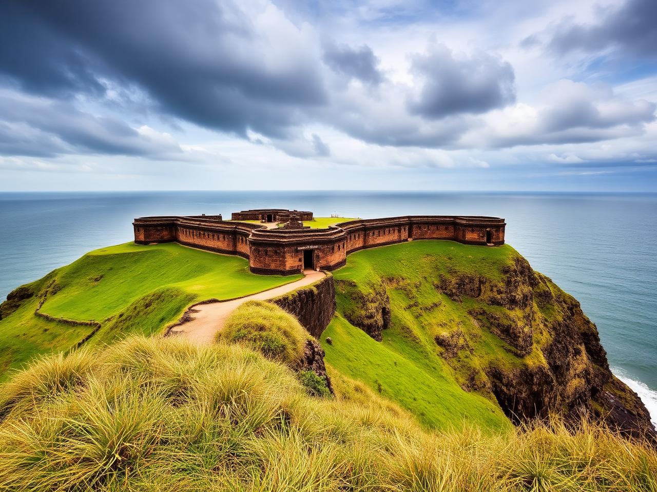Vijaydurg fort in the Kokan